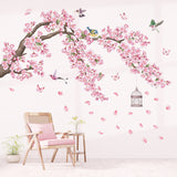 Flower tree and Cage Wall Stickers
