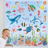 Sea animals Window Clings Stickers