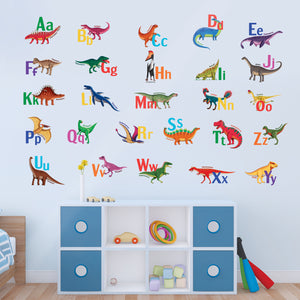 Dinosaur Alphabet Wall Stickers