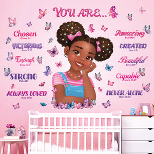 Black Girl Magic Bible Verse Wall Stickers