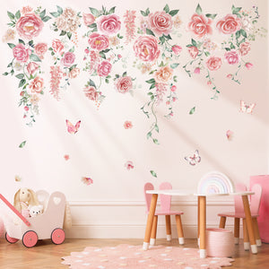 Rose vine Wall Stickers