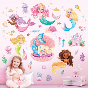 Mermaid Wall Stickers