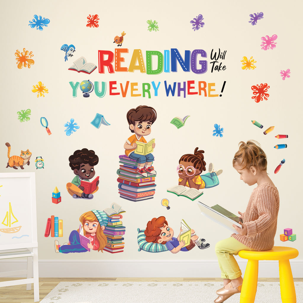 Kids reading corner Wall Stickers