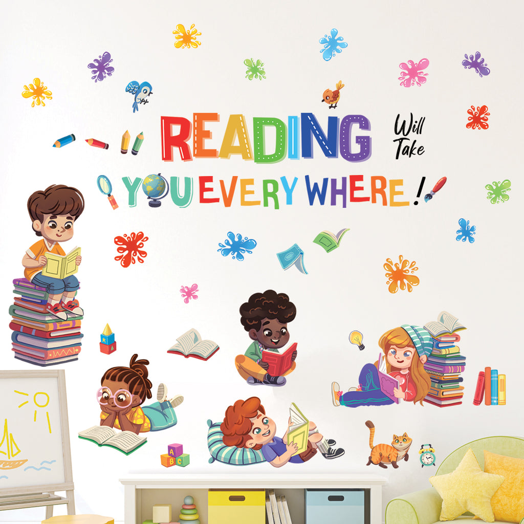 Kids reading corner Wall Stickers