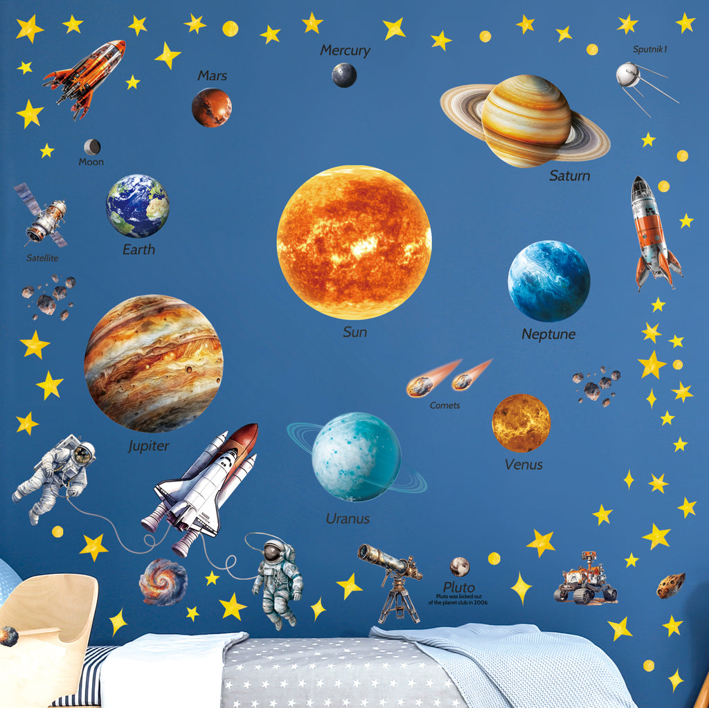 Solar System Wall Stickers