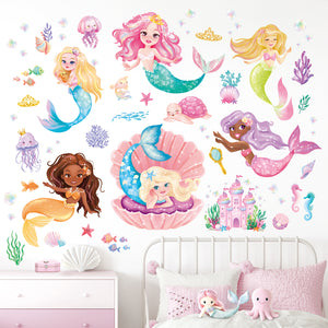 Mermaid Wall Stickers