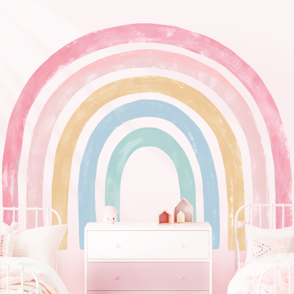 Watercolor Rainbow Wall Stickers