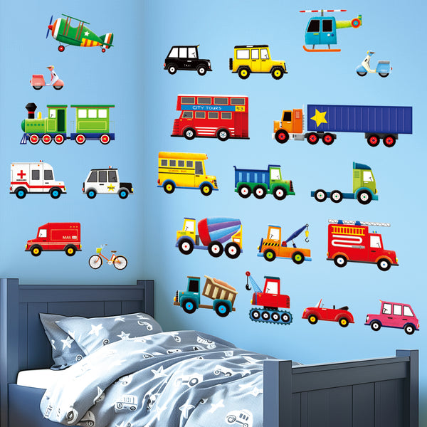 Transports Wall Stickers (Small) – DECOWALL
