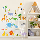 Jungle Animals Nursery Wall Stickers
