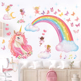 Unicorn Rainbow Wall Stickers