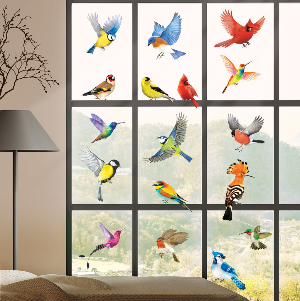 Birds Window Clings Stickers