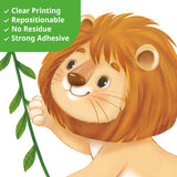 Jungle Animal Branch Wall Stickers