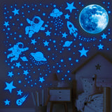 Glow in The Dark Space, Moon Wall stickers