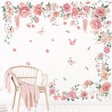 Rose vine Wall Stickers
