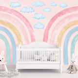 Watercolor Rainbow Wall Stickers