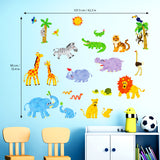 Jungle Animals Nursery Wall Stickers