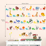 Colourful Animal Alphabet Wall Stickers