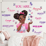 Black Girl Magic Wall Stickers