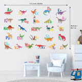 Dinosaur Alphabet Wall Stickers