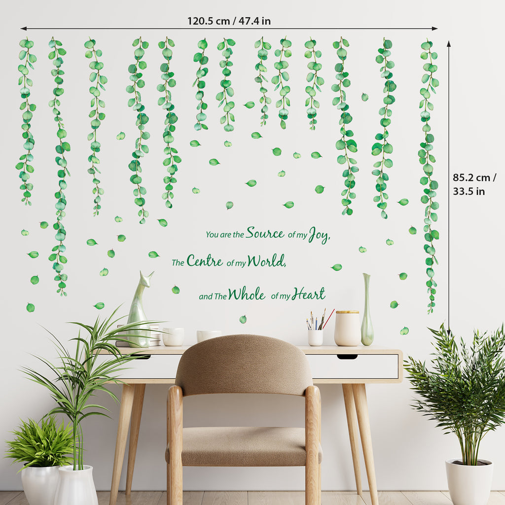 Eucalyptus Vines Wall Stickers