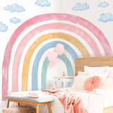 Watercolor Rainbow Wall Stickers