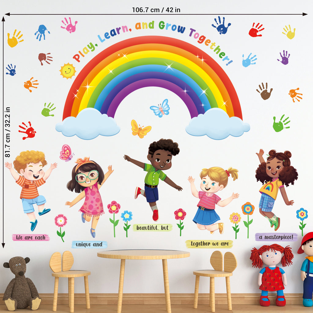 Kids Reading Play Corner Stickers