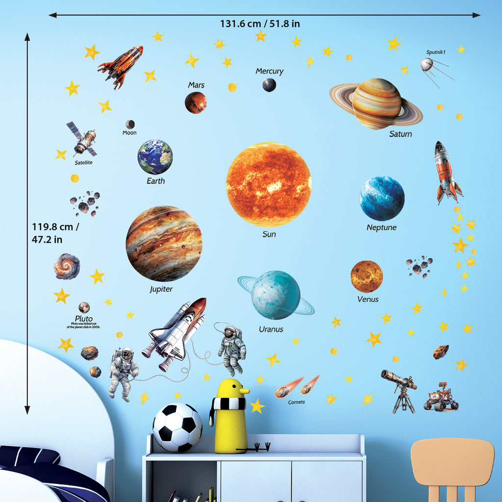 Solar System Wall Stickers