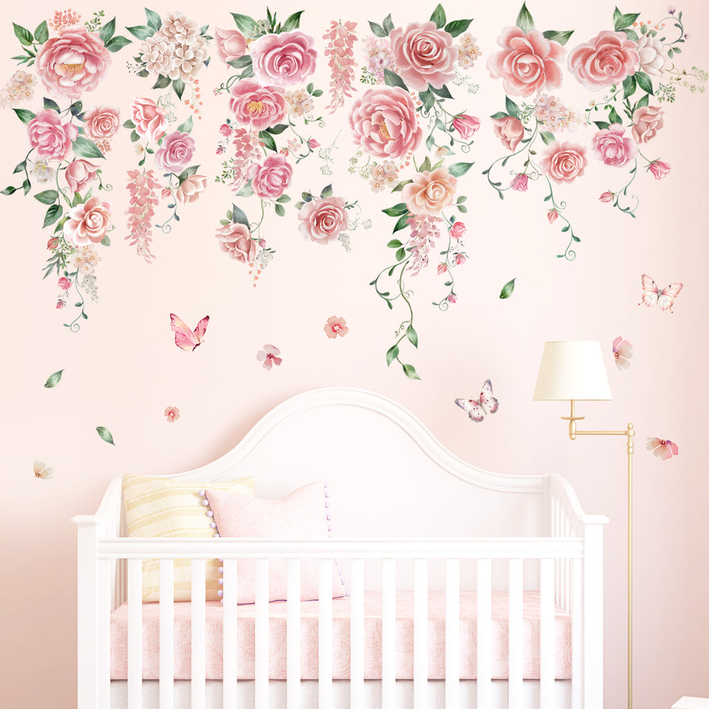 Rose vine Wall Stickers