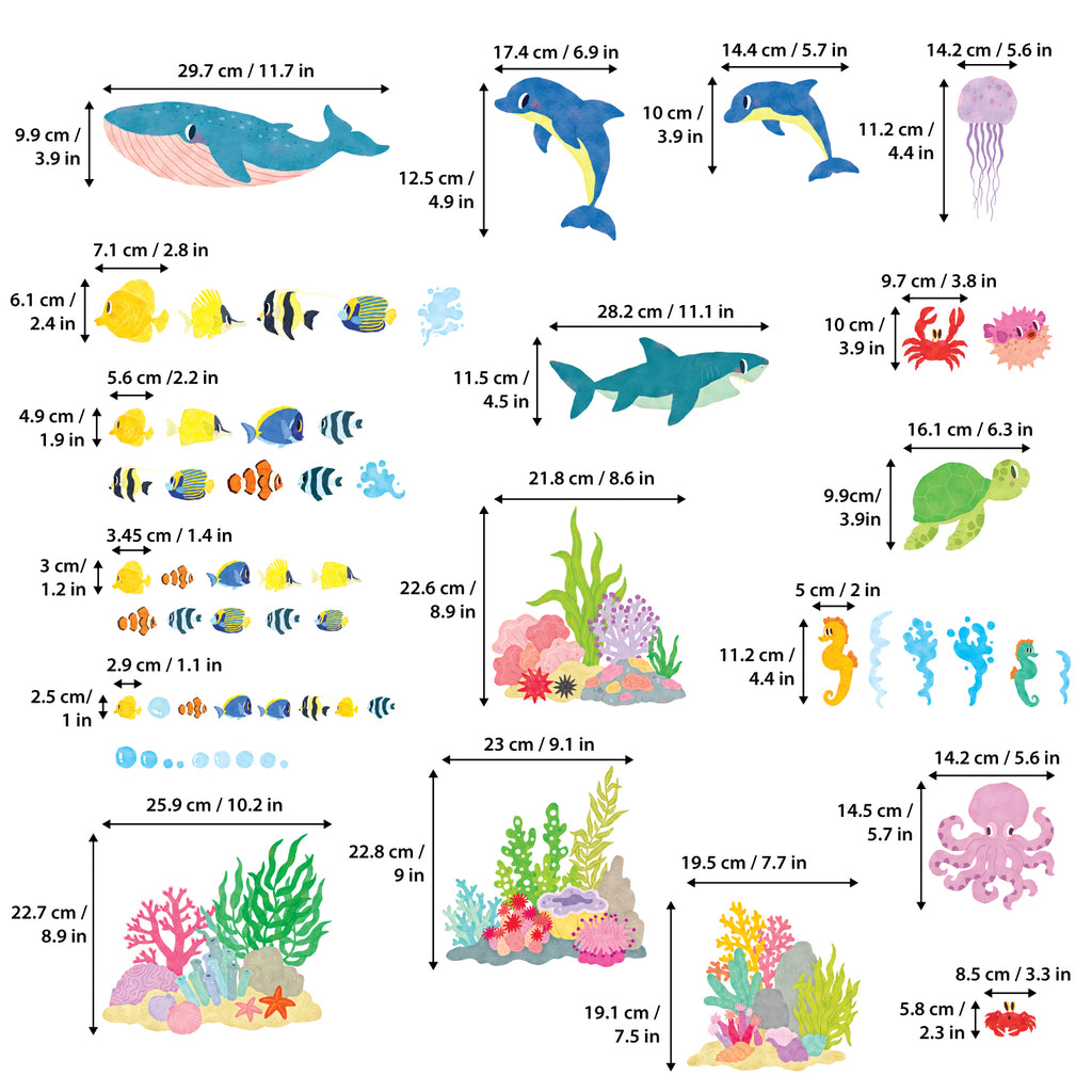 Under the Sea Wall Stickers
