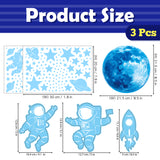Glow in The Dark Space, Moon Wall stickers
