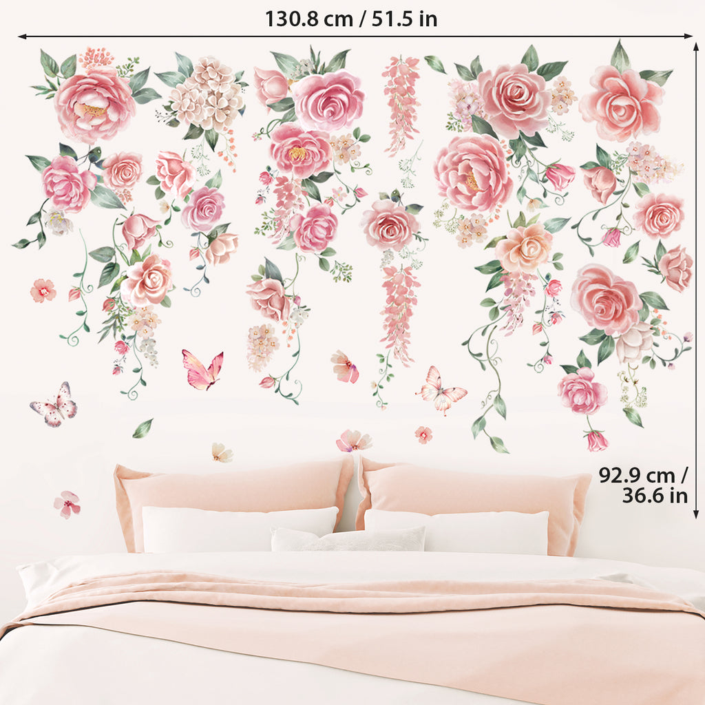 Rose vine Wall Stickers