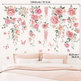 Rose vine Wall Stickers