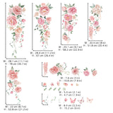 Rose vine Wall Stickers