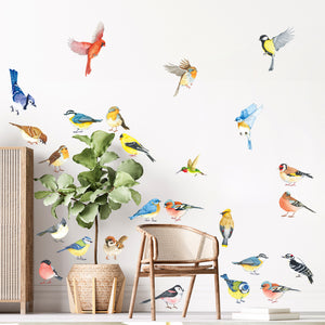 25 Little Birds Wall Stickers(Small)