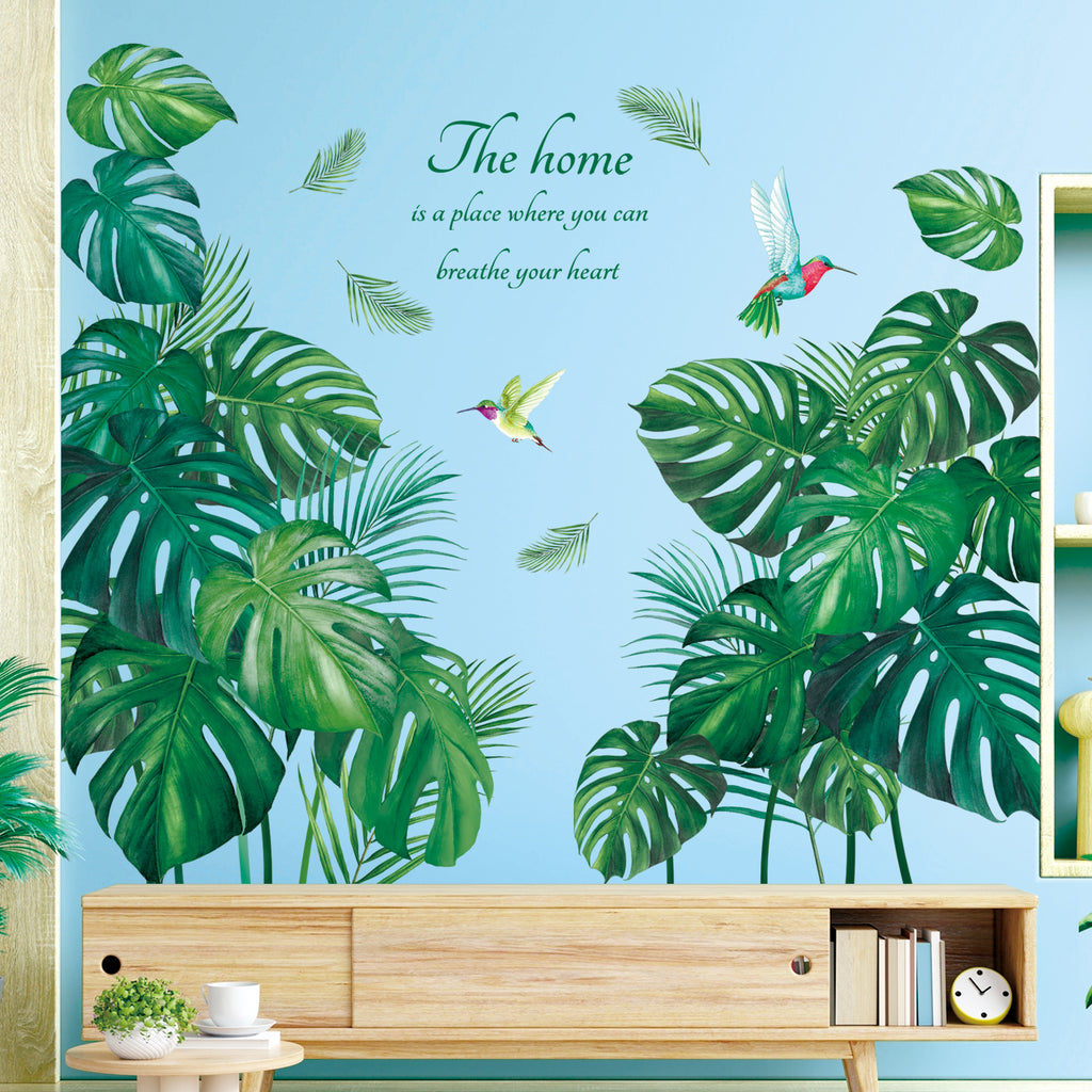 Tropical Leaves Wall Stickers