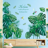 Tropical Leaves Wall Stickers