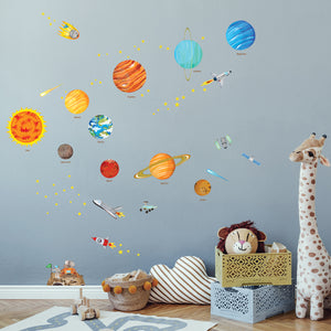 The Solar System Wall Stickers (Medium)