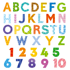 My First Alphabet and number Wall Stickers