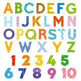 My First Alphabet and number Wall Stickers