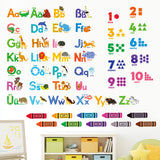 Alphabet Numbers Colours (German.ver)Wall Stickers
