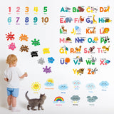 Alphabet Numbers Colours Weather Wall Stickers