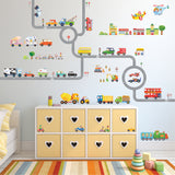 The Road and Transports Wall Stickers