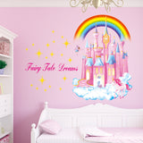 Rainbow Castle Wall Stickers