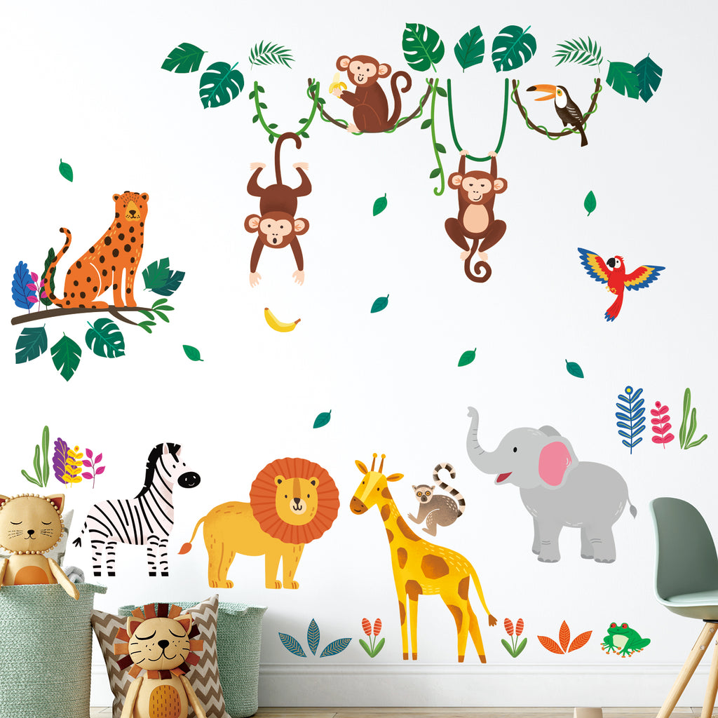 Jungle Animals Wall Stickers