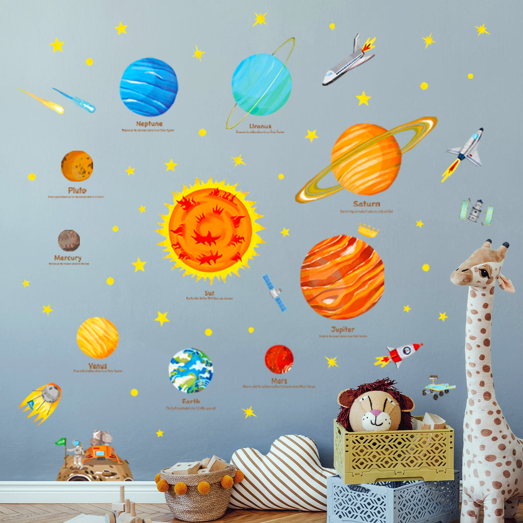 The Solar System Wall Stickers