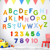 My First Alphabet and number Wall Stickers