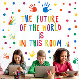 Handprint Quotes Wall Stickers