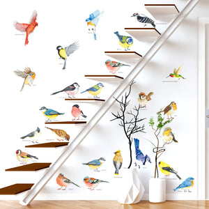 25 Little Birds Wall Stickers(Small)