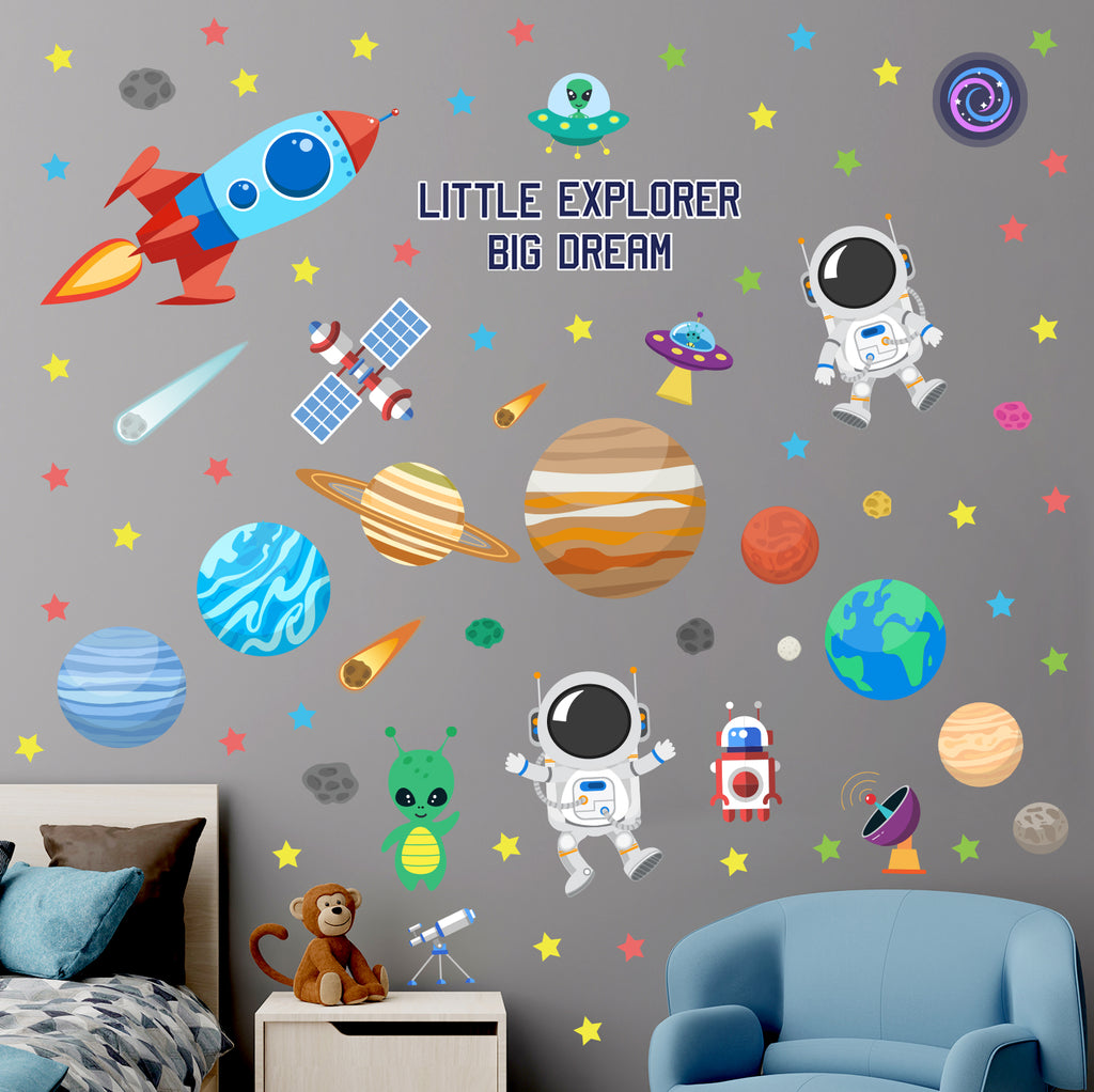 Outer Space Wall Stickers
