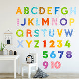 My First Alphabet and number Wall Stickers